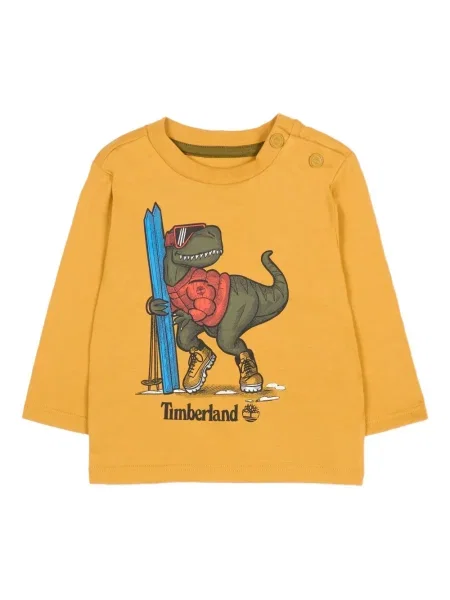 Koszulka dziecięca Timberland żółta