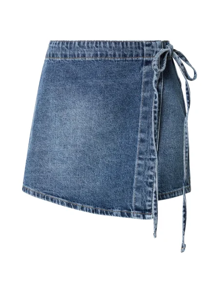 Trendyol Fustă denim albastru