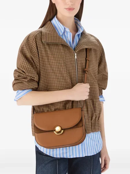 Body Furla din piele maro