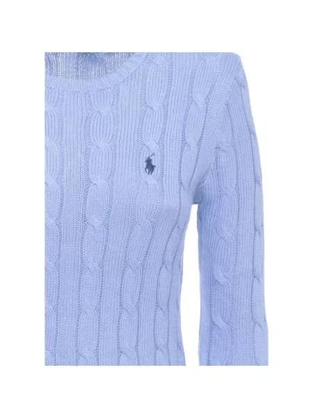 Ralph Lauren Swetry Kobieta S sweter z warkoczowym splotem niebieski