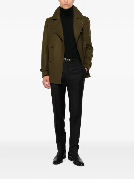 Cu centură pantaloni Incotex negru