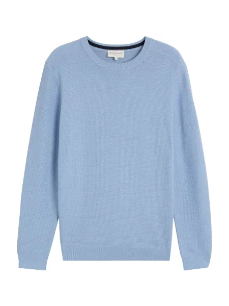 TOM TAILOR Pulover deschis albastru