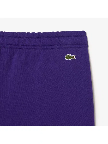 Lacoste Spodnie Dresowe Cotton Jogger fioletowe
