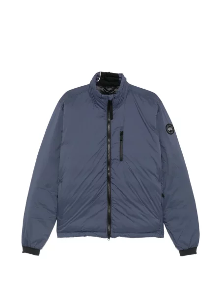 Matlasat geacă Canada Goose cu autograf albastru