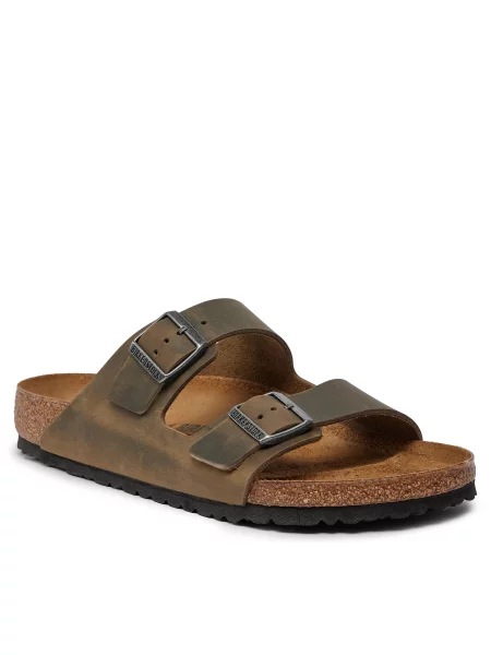 Шлепанцы Birkenstock хаки