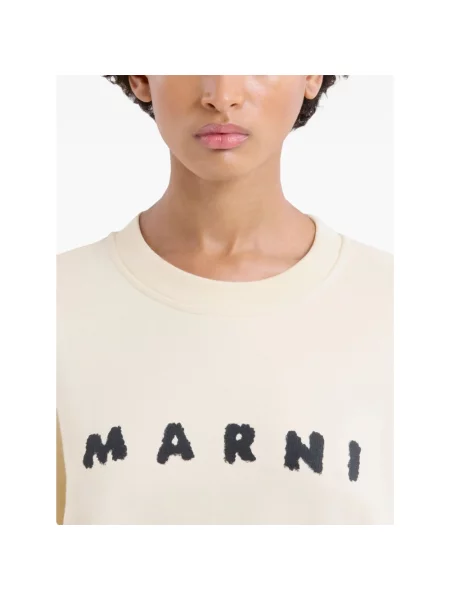 Bluza Marni z nadrukiem biała