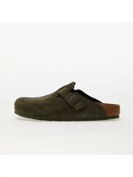 Сникърси Birkenstock Boston Velvet Leather Thyme EUR 43 зелено