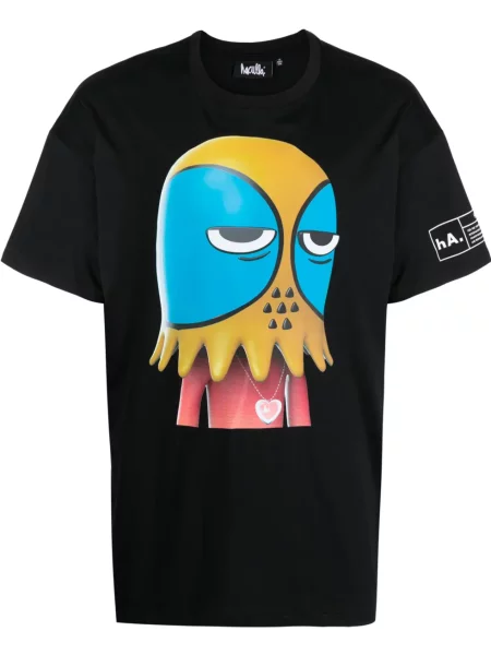 Tricou Haculla cu imagine negru