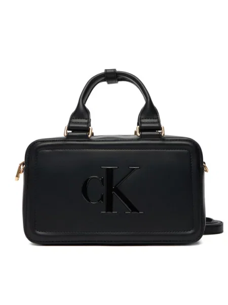 Calvin Klein Ručna torbica BOLD ELONGATED MINI' crna