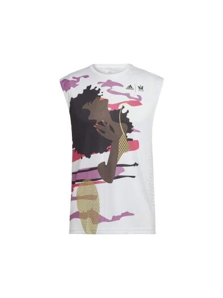 Tenisové tielko Adidas biela