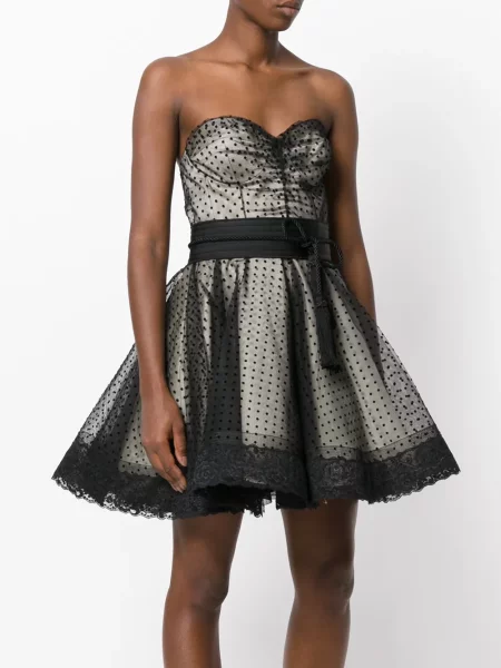 Rochie de cocktail Marc Jacobs cu buline negru