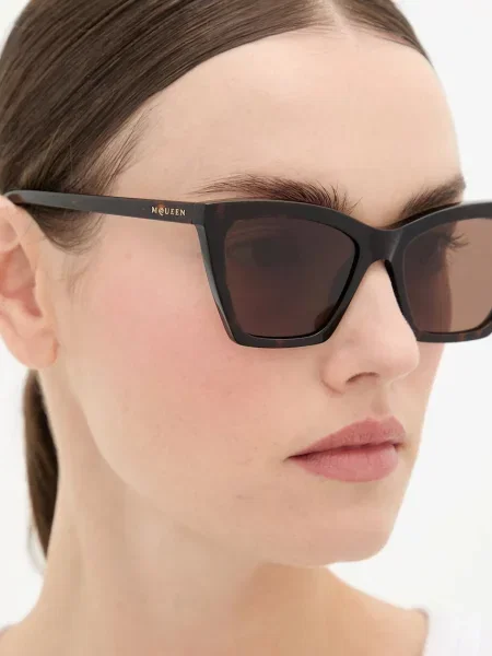 Alexander McQueen napszemüveg barna