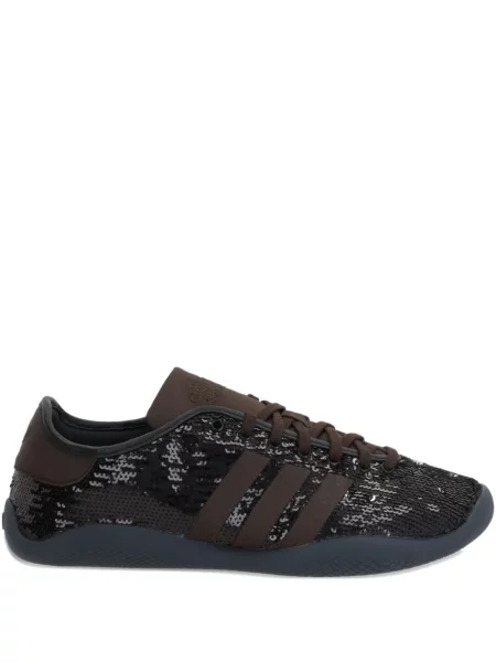 Pantaloni Adidas cu imagine cu model leopard maro