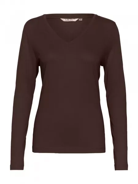 Cream Tricou Naia castaniu