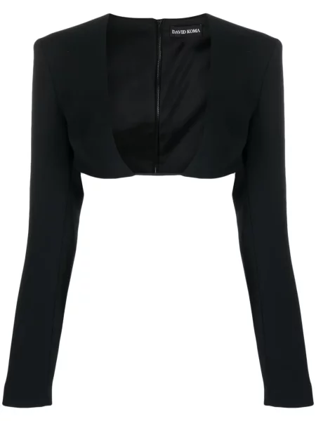 Top David Koma negru