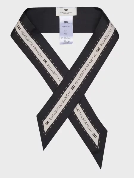 Хустка Elisabetta Franchi чорна