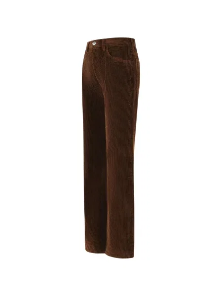 Pantaloni Marni de catifea cord maro