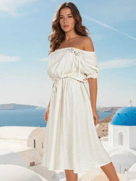 Rochie midi Resti până la genunchi de costum