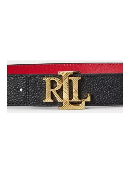 Pasek Ralph Lauren z paskiem czarny