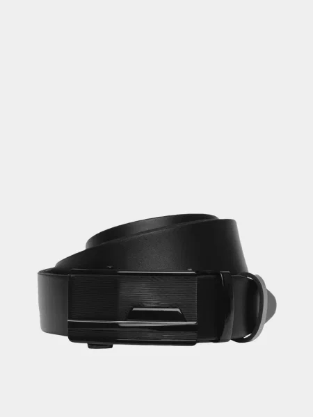 Кожаный ремень Borsa Leather черный
