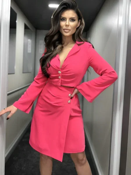 Šaty By O La La růžové