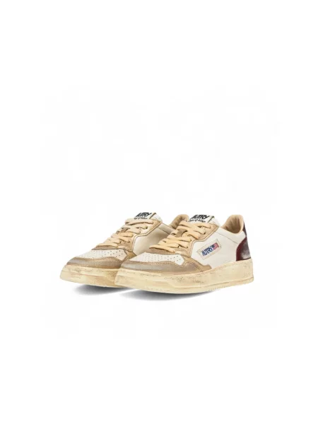 Sneakersy Autry skórzane beżowe