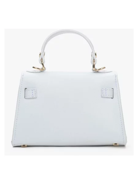 Listonoszka Estro skórzana biała