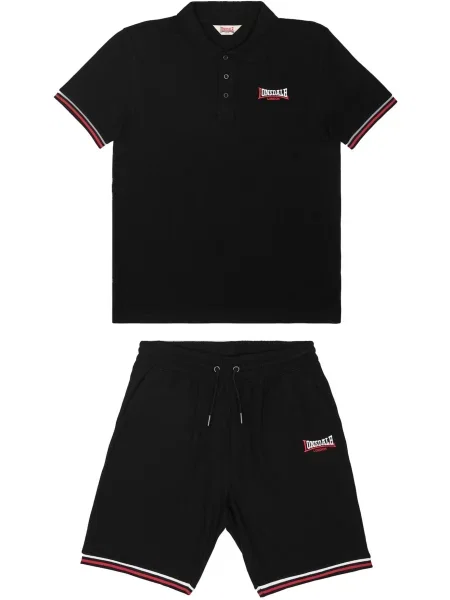 LONSDALE Trening Chillingham roșu / negru alb