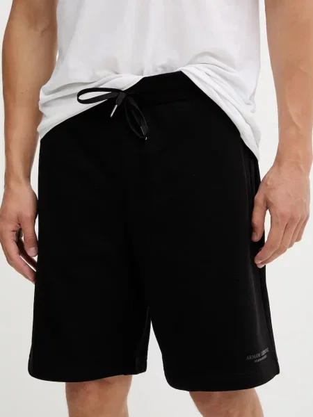 Armani Exchange pantaloni scurți din negru