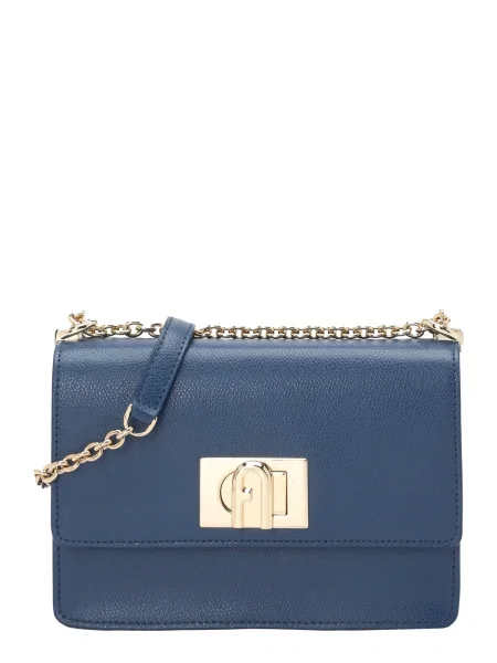 Geanta de piele Furla albastru
