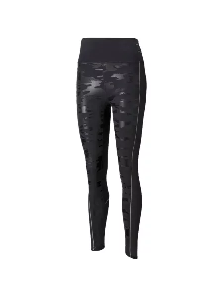 Leggings Puma cu imagine cu model camuflaj negru
