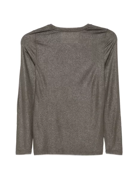 Lung tricou Majestic Filatures gri