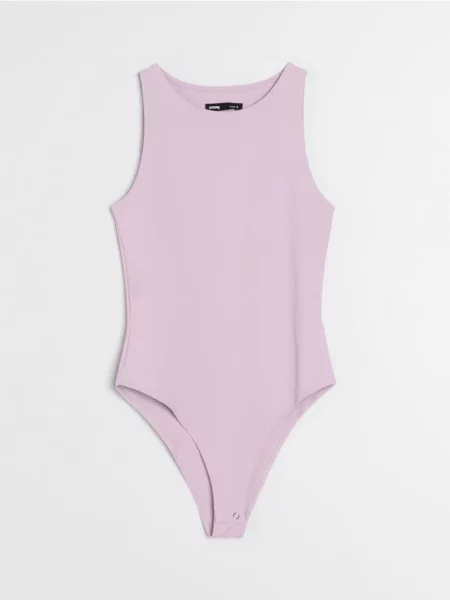 Боді на бретельках рожевий