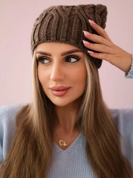 Șapcă Kesi din fleece maro