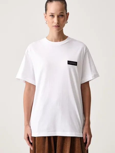 Iceberg tricou pentru femei din alb