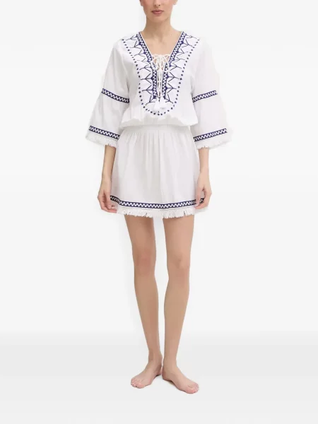 Rochie mini Melissa Odabash alb