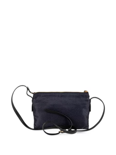 Geanta crossbody Borbonese cu imagine negru