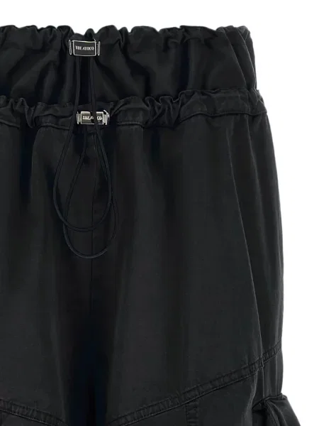 Pantaloni cargo The Attico negru