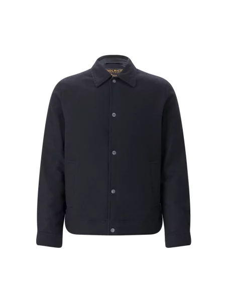 Kurtka koszulowa Woolrich niebieska