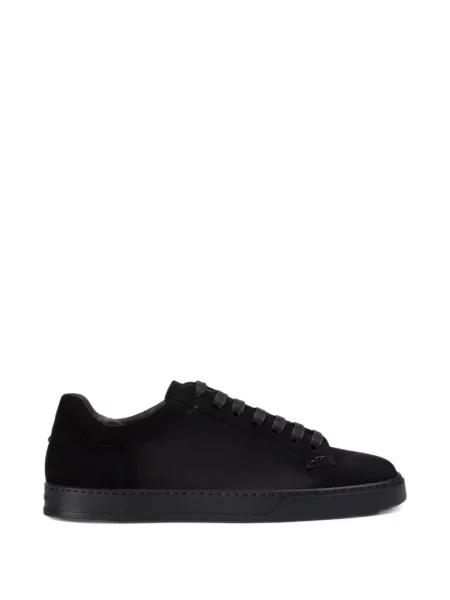 Sneakersy Doucal's zamszowe czarne