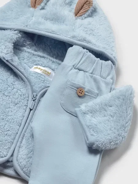 Mayoral Newborn спортен комплект анцуг за бебе с синьо
