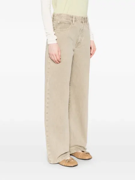 Szerokie jeansy Frame z kokardką
