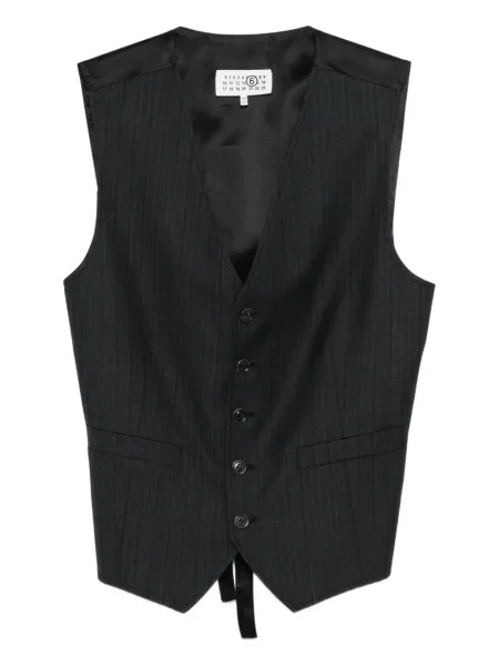 Vestă Mm6 Maison Margiela cu dungi gri