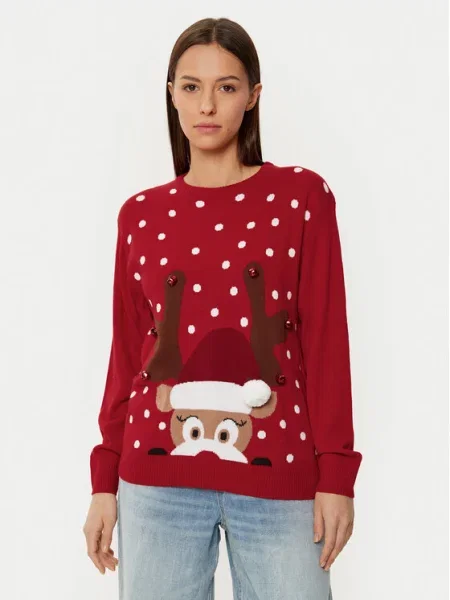 Ysabel Mora Sweter czerwony