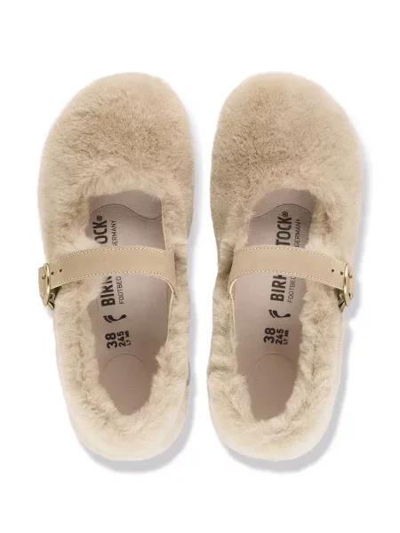 Кожаные балетки Birkenstock