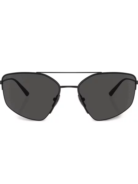 Ochelari de soare Ferrari cu imprimeu geometric negru