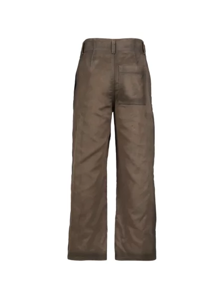 Pantaloni Loewe cu autograf maro