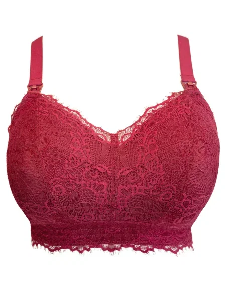 SugarShape Sutiene alăptare Sensla bordeaux roșu
