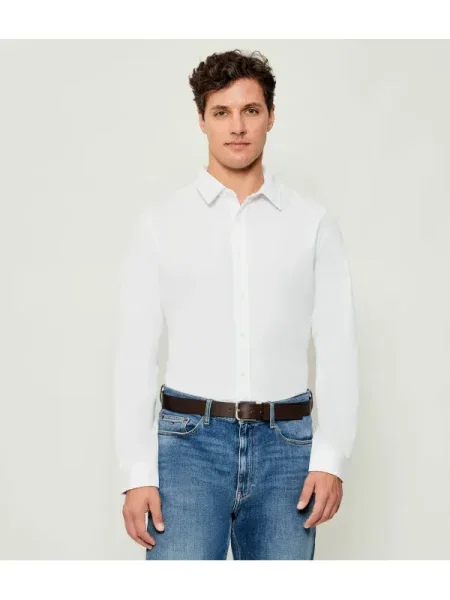 GUESS Cămașă GRIFFIN alb