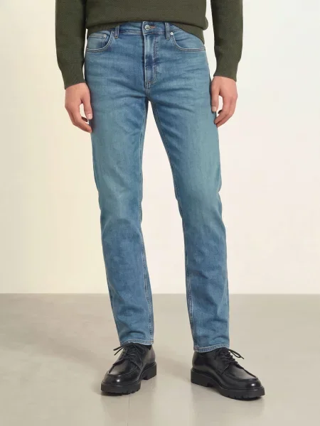 Faherty Jeansy O Dopasowanym Kroju blau